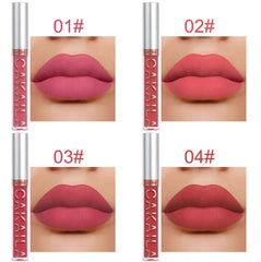 Pack Of 10 Matte Nonstick Cup Waterproof Lip Gloss