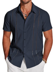 Men's Versatile Trendy Hawaiian Short Sleeve Shirt