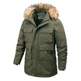 Men's Mid-Length Padded Jacket Thickened