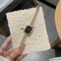 Women's Fashion Pearl Bracelet Watch