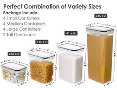24 Piece Set Of Food Containers