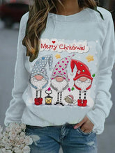 Popular women's landscape print long-sleeved T-shirt top