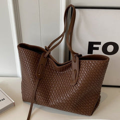 Large Capacity Woven Bag Women's All-match One-shoulder Underarm