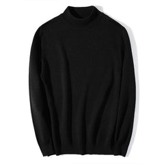 Autumn And Winter Mock Neck Sweater Men's Undershirt
