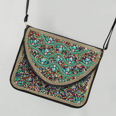 Bohemian Style Bag Bead Ethnic Style Satchel Shell Phone Bag