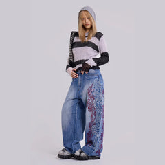 Jeans Wide Leg Pants Loose Trousers