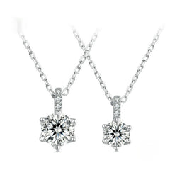 Shining Moissanite Necklace Pendant For Women