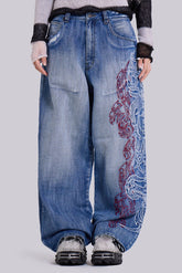 Jeans Wide Leg Pants Loose Trousers