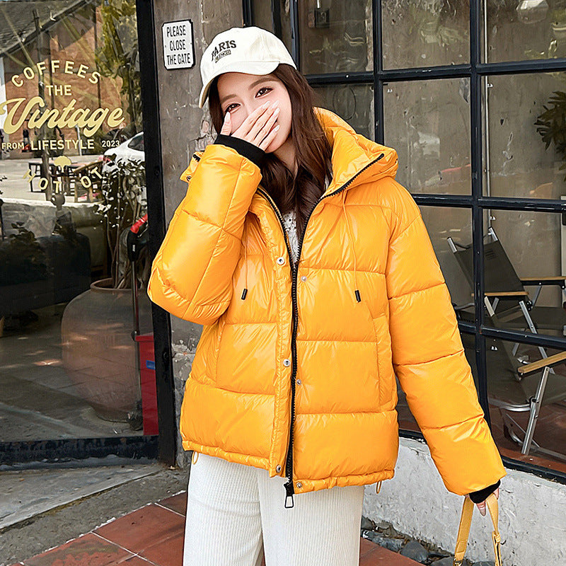 Men's And Women's Short Hood Cotton-padded Jacket