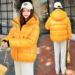 Men's And Women's Short Hood Cotton-padded Jacket