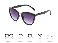 Cat eye sunglasses
