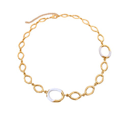 Hollow Bracelet Necklace And Earrings Suite