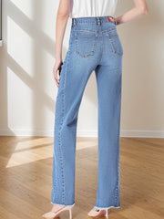 2025 New Women's Jeans, Denim Wide Leg Pants, Suitable For All Seasons
