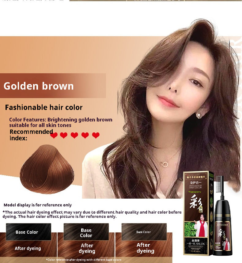 Plant Pure Hair Dye Color Hair Dyeing Cover White Hair Hair Color Cream