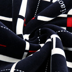 Men's Double-faced Velvet Striped Padded Sweater