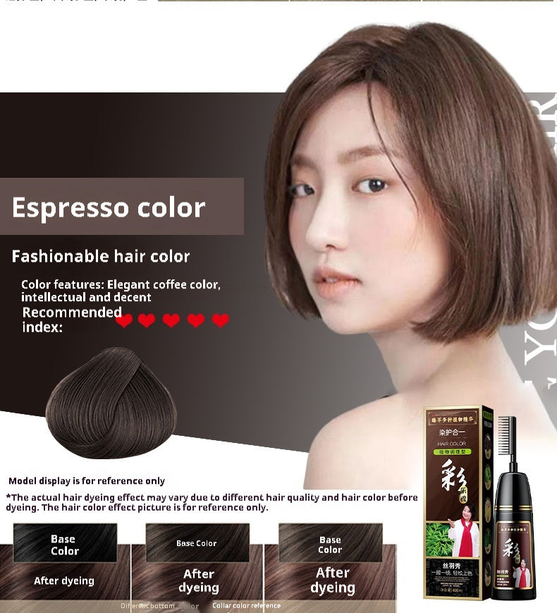 Plant Pure Hair Dye Color Hair Dyeing Cover White Hair Hair Color Cream