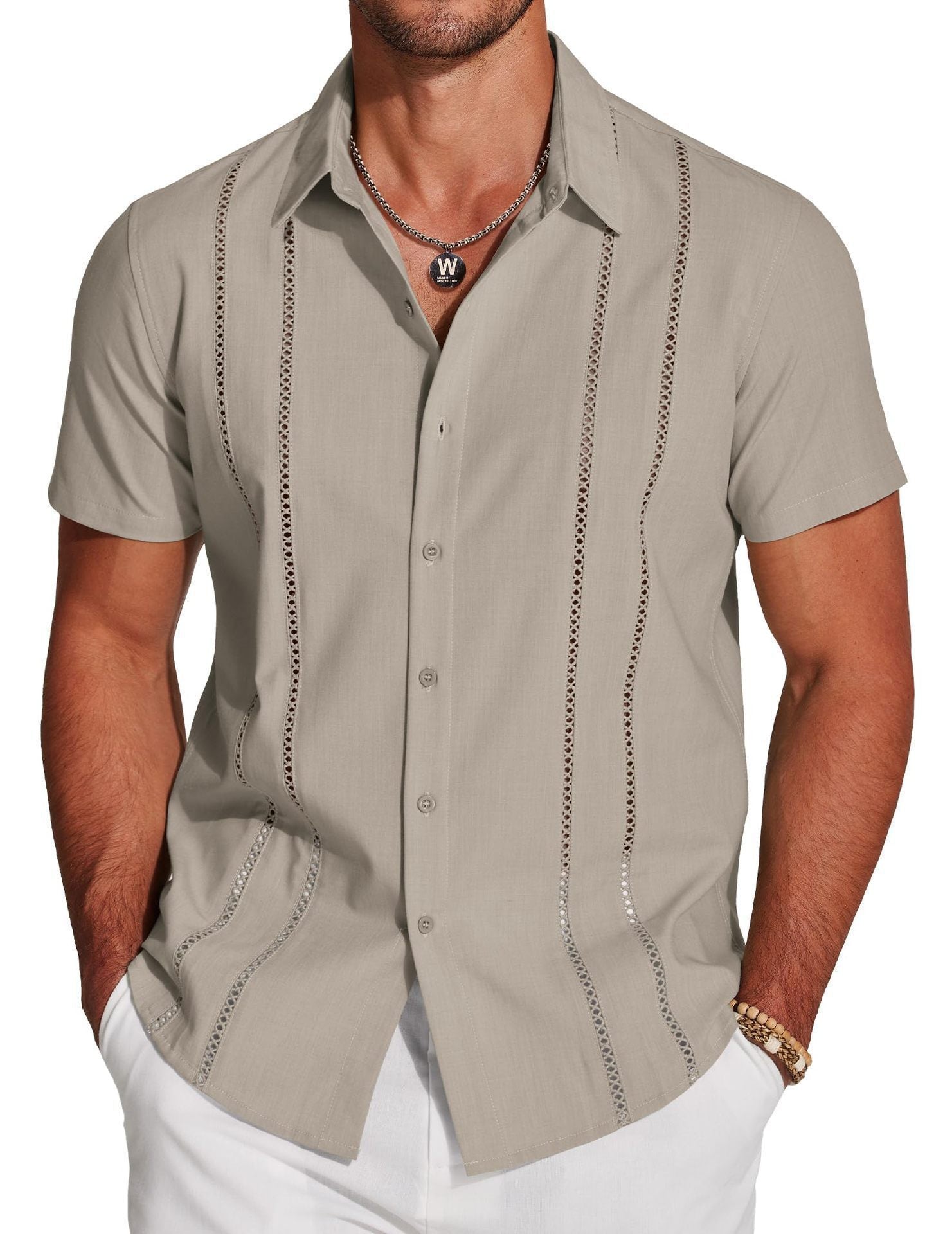 Men's Versatile Trendy Hawaiian Short Sleeve Shirt