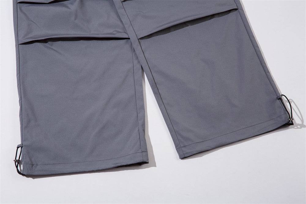 Solid Color Casual Trousers For Men