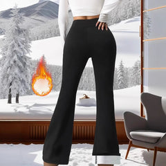 High Waist Leggings Hip-lift And Belly Shaping Yoga Pants Fitness Ankle-length Bell-bottoms