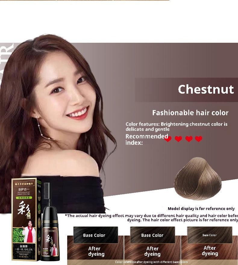 Plant Pure Hair Dye Color Hair Dyeing Cover White Hair Hair Color Cream