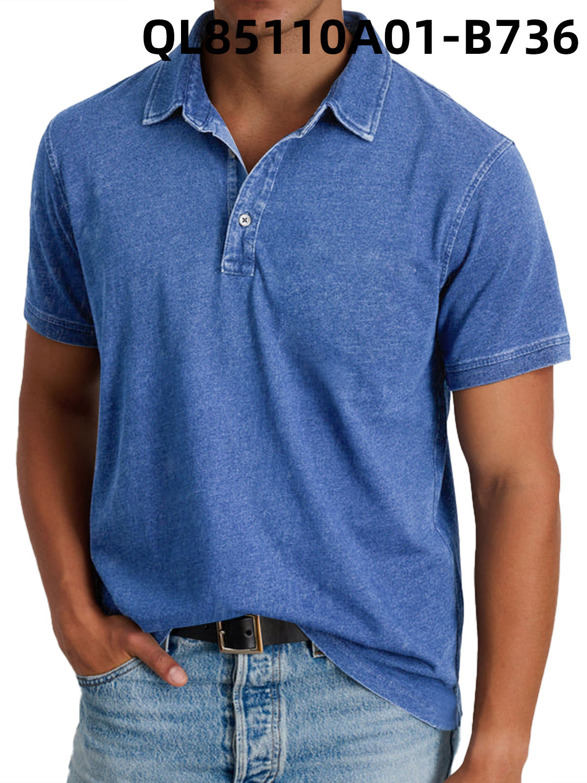 Men's Loose Trendy Short Sleeve Lapel Shirt