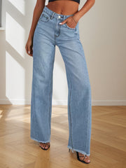 2025 New Women's Jeans, Denim Wide Leg Pants, Suitable For All Seasons