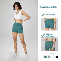 Ice Mint Nude Feeling Yoga Shorts
