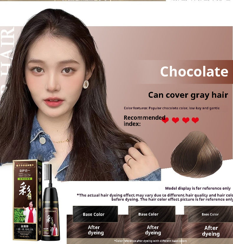 Plant Pure Hair Dye Color Hair Dyeing Cover White Hair Hair Color Cream