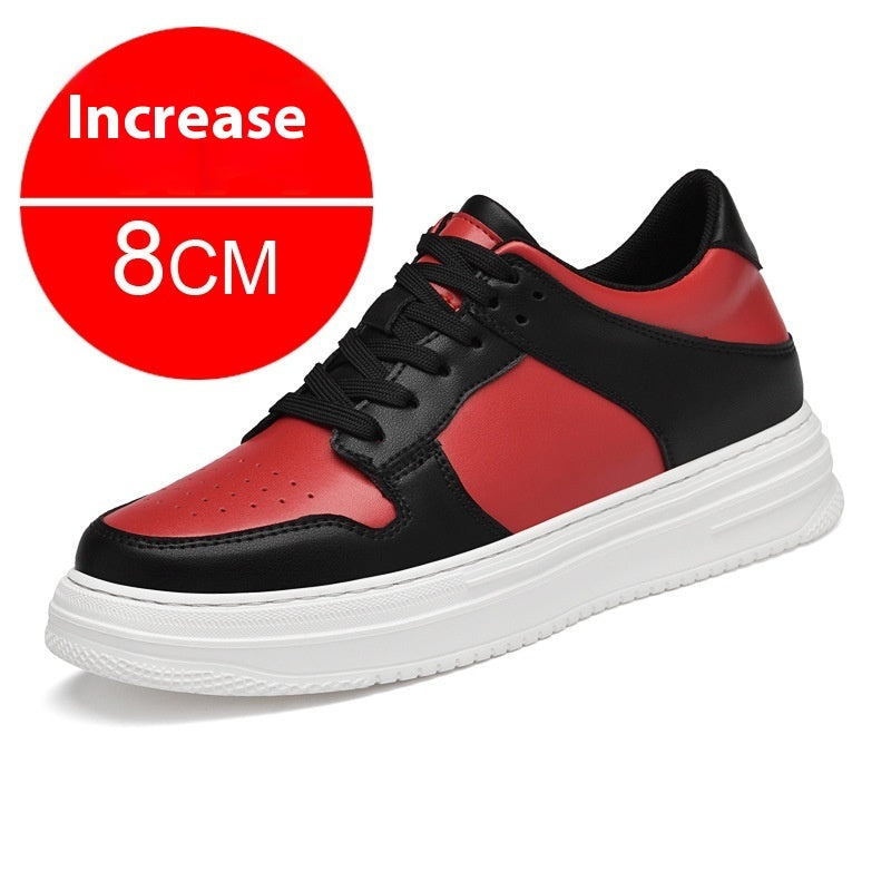 Summer Invisible Height Increasing Men's Shoes 8cm Breathable Platform Sports