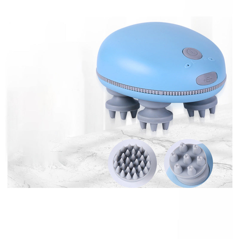 Intelligent Kneading Electric Head Massager For Wet And Dry