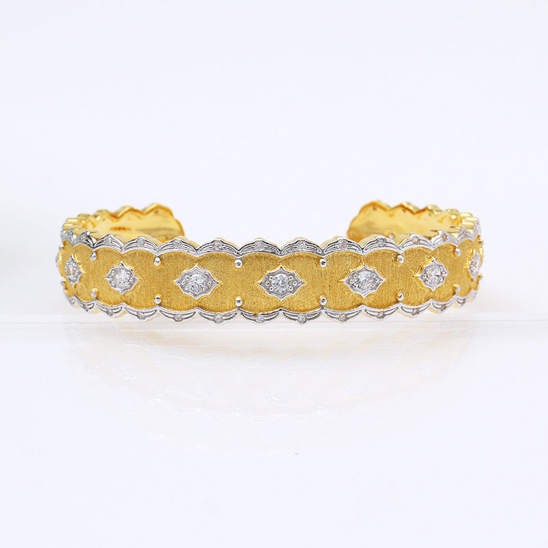 Italian Craftsmanship European And American Brushed Lace Bracelet