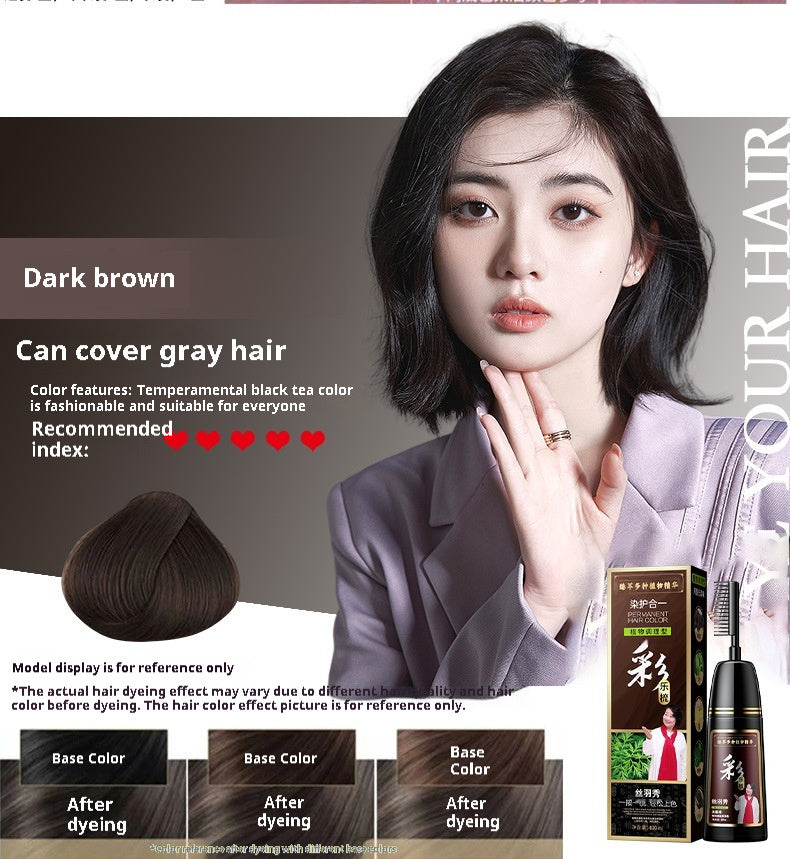 Plant Pure Hair Dye Color Hair Dyeing Cover White Hair Hair Color Cream