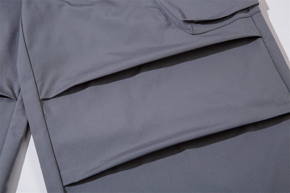 Solid Color Casual Trousers For Men