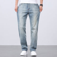 Loose Straight Summer Thin Men's Jeans