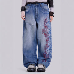 Jeans Wide Leg Pants Loose Trousers
