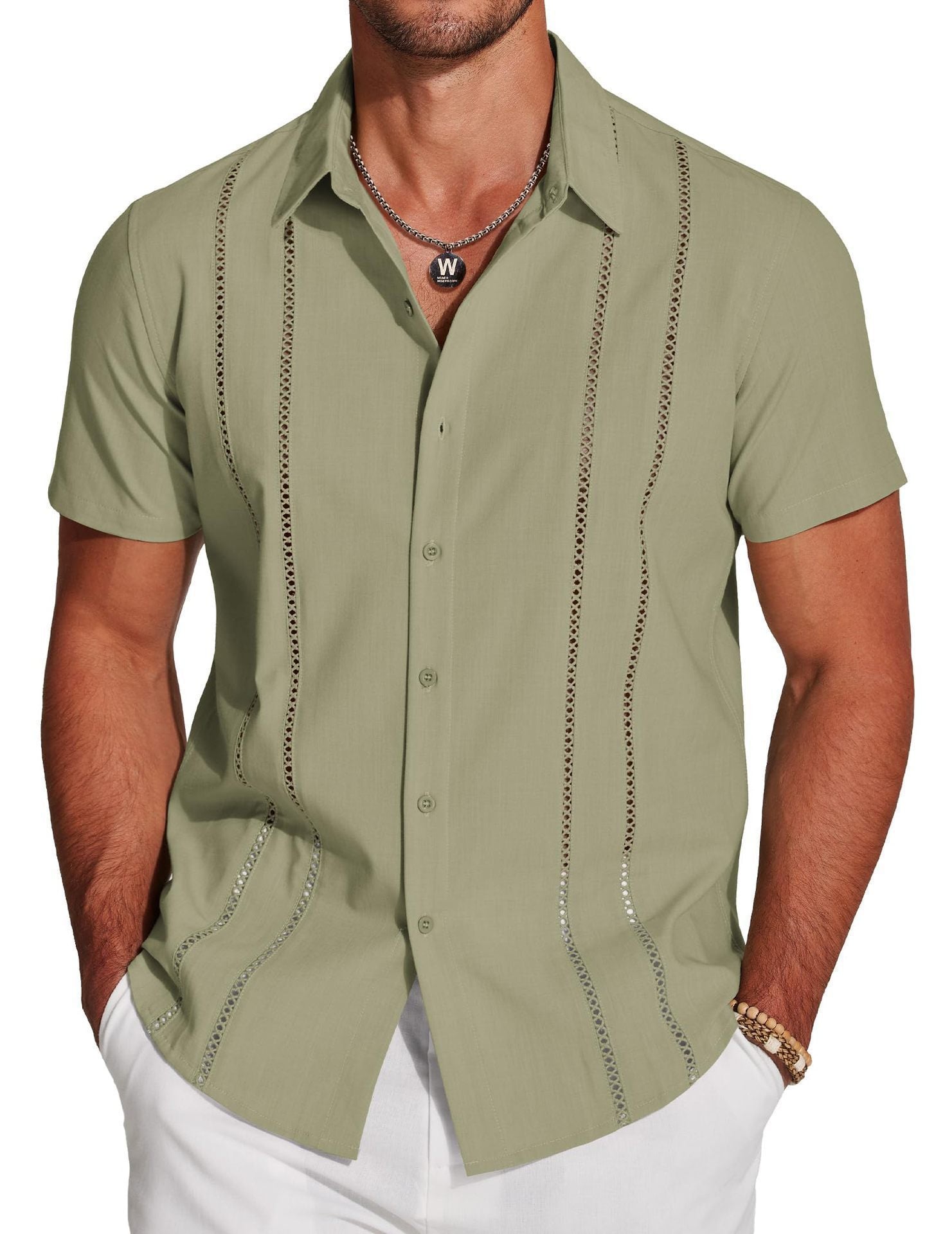 Men's Versatile Trendy Hawaiian Short Sleeve Shirt
