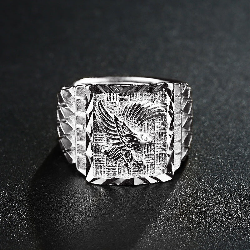 Flying Eagle Domineering European And American Men's Ring