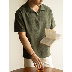 American Quick-drying Ice Silk Cool Breathable Short Sleeve