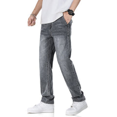 Thin Loose Light Business Straight Jeans