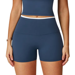 Women's Solid Color Casual Sports Yoga Shorts