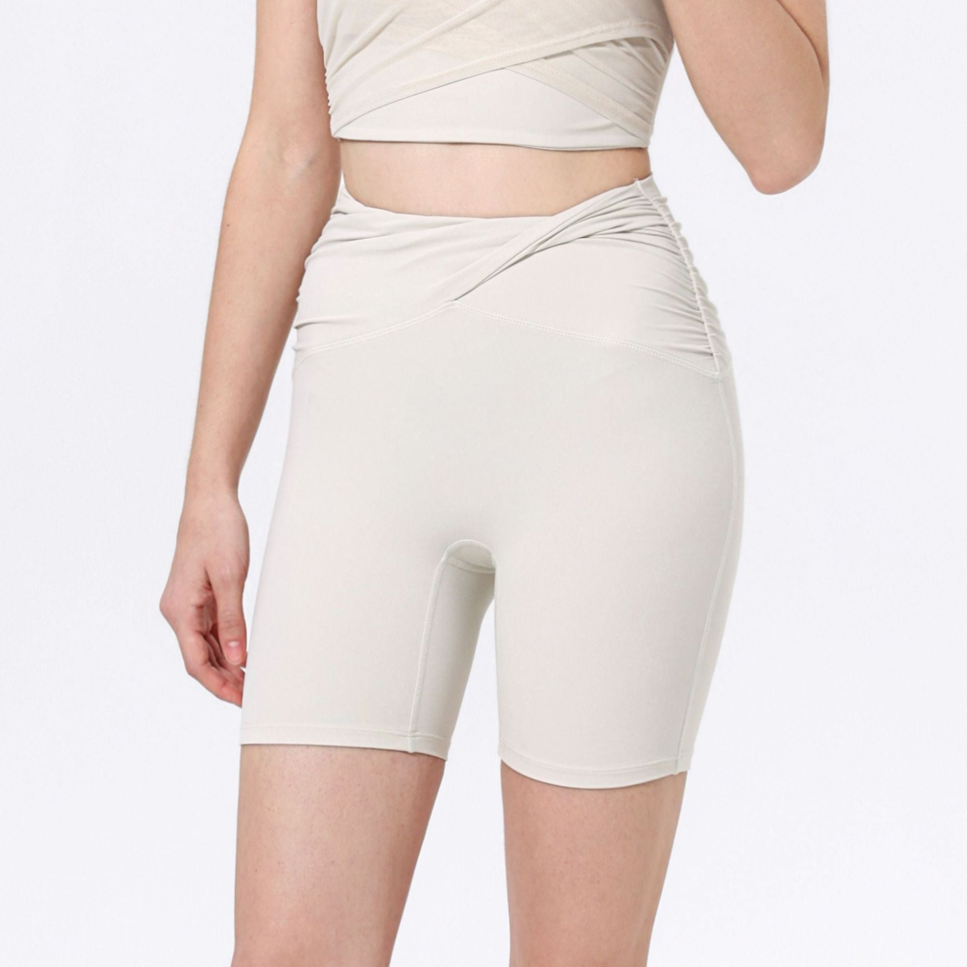 Yoga High Waist Hip Lifting Nude Feel Sports Running Cycling Pants