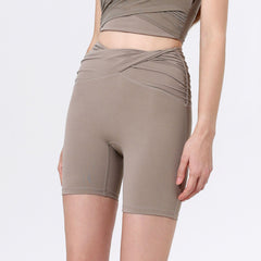 Yoga High Waist Hip Lifting Nude Feel Sports Running Cycling Pants