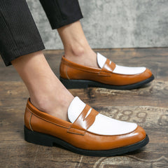 Summer New Men's Low-top Office Formal Leather Shoes