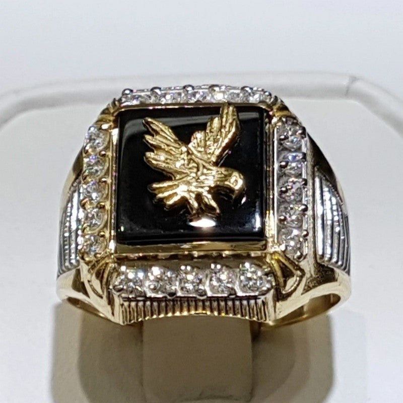 Flying Eagle Domineering European And American Men's Ring