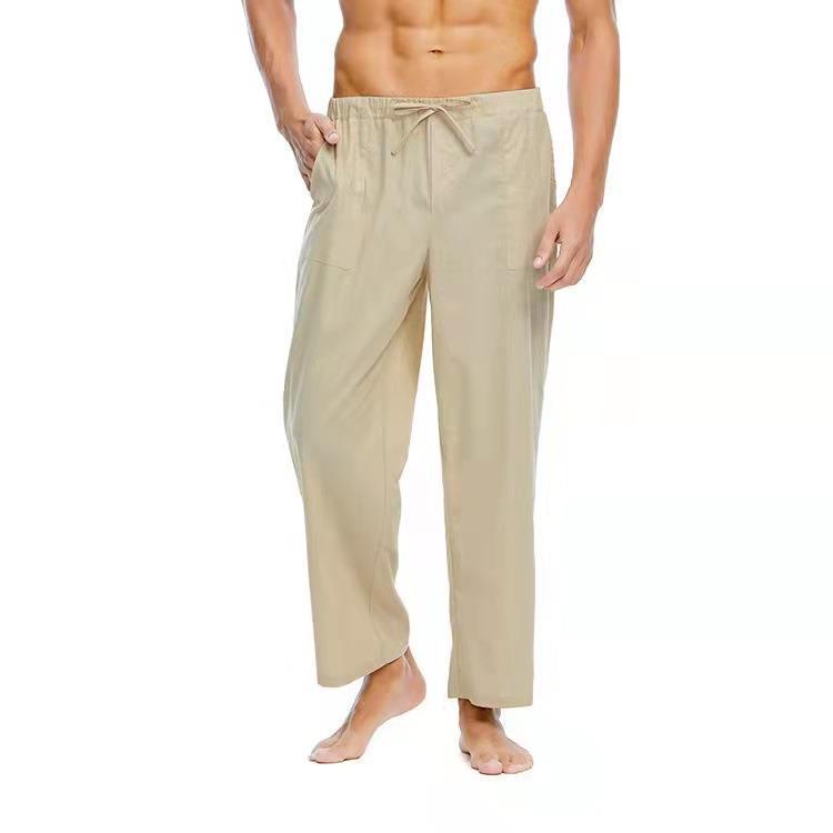 Casual Linen Cotton Trousers For Men
