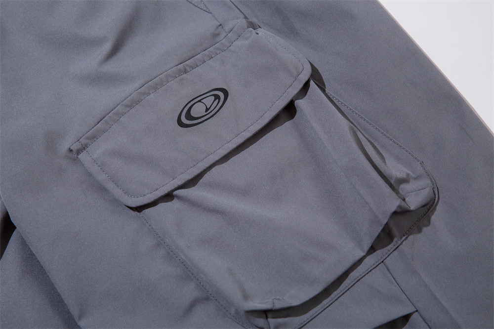 Solid Color Casual Trousers For Men