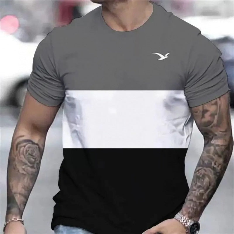 Men's T-shirt 3D Printing Athletic Clothing