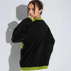 European And American Ins Sweater Autumn And Winter Round Neck Pullover Sweater