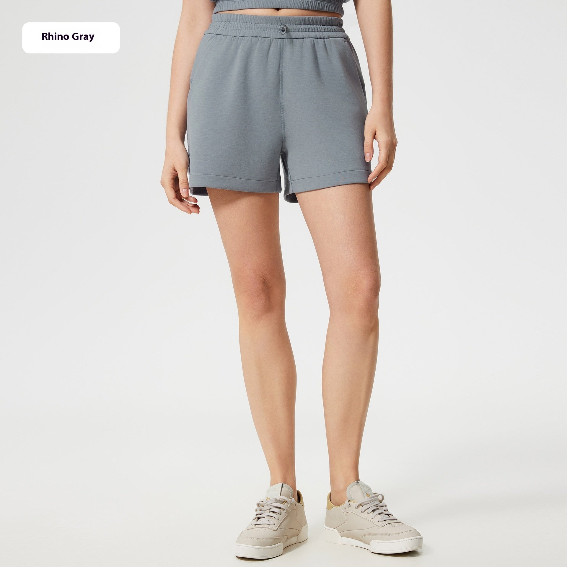 Drawstring High Waist Cloud Feeling Skin-friendly Running Wide Leg Casual Shorts