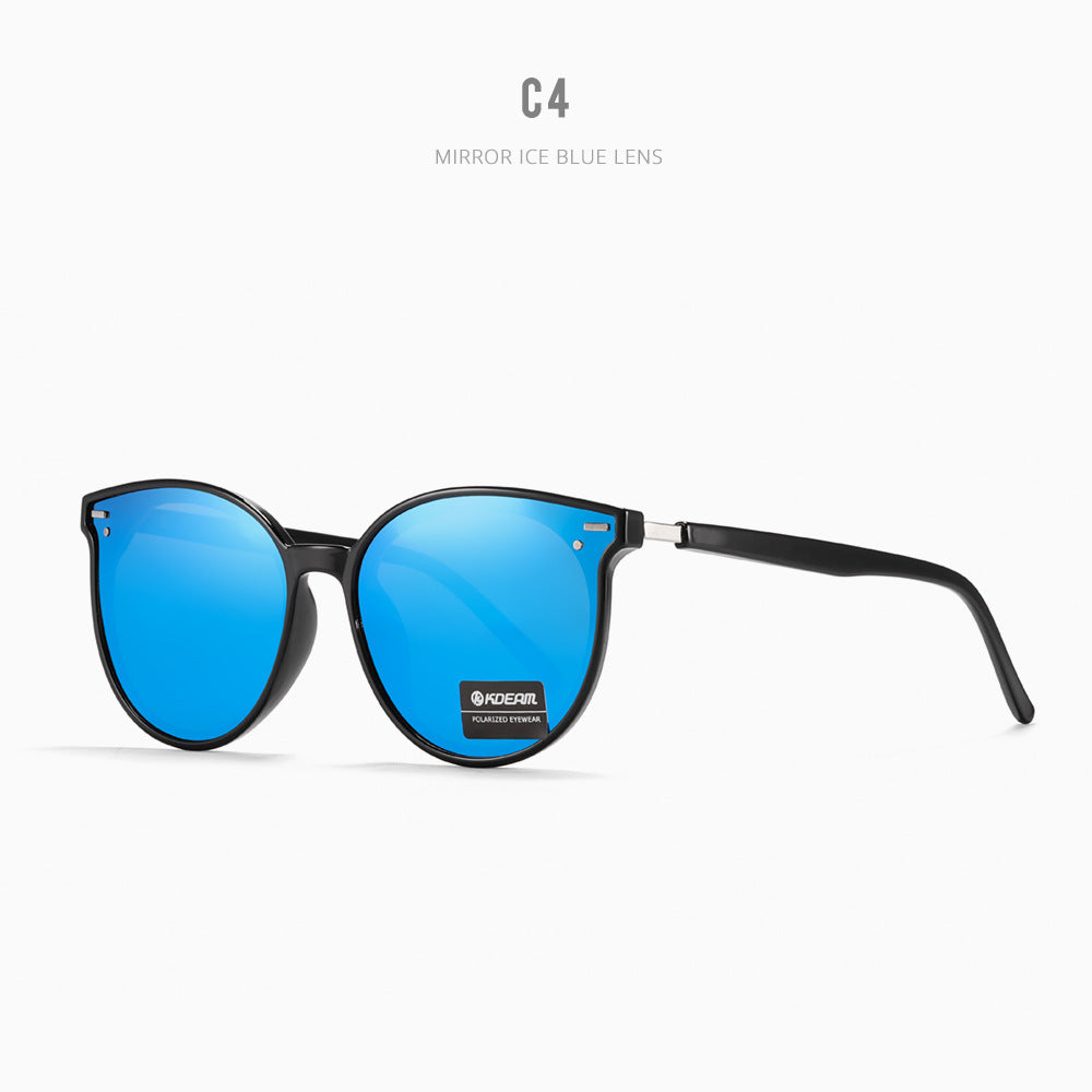 Cat Eye Large Frame UV Protection Polarized Sun Glasses